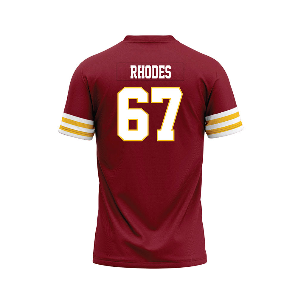 Iowa State - NCAA Football : Carson Rhodes - Cardinal Premium Football Jersey