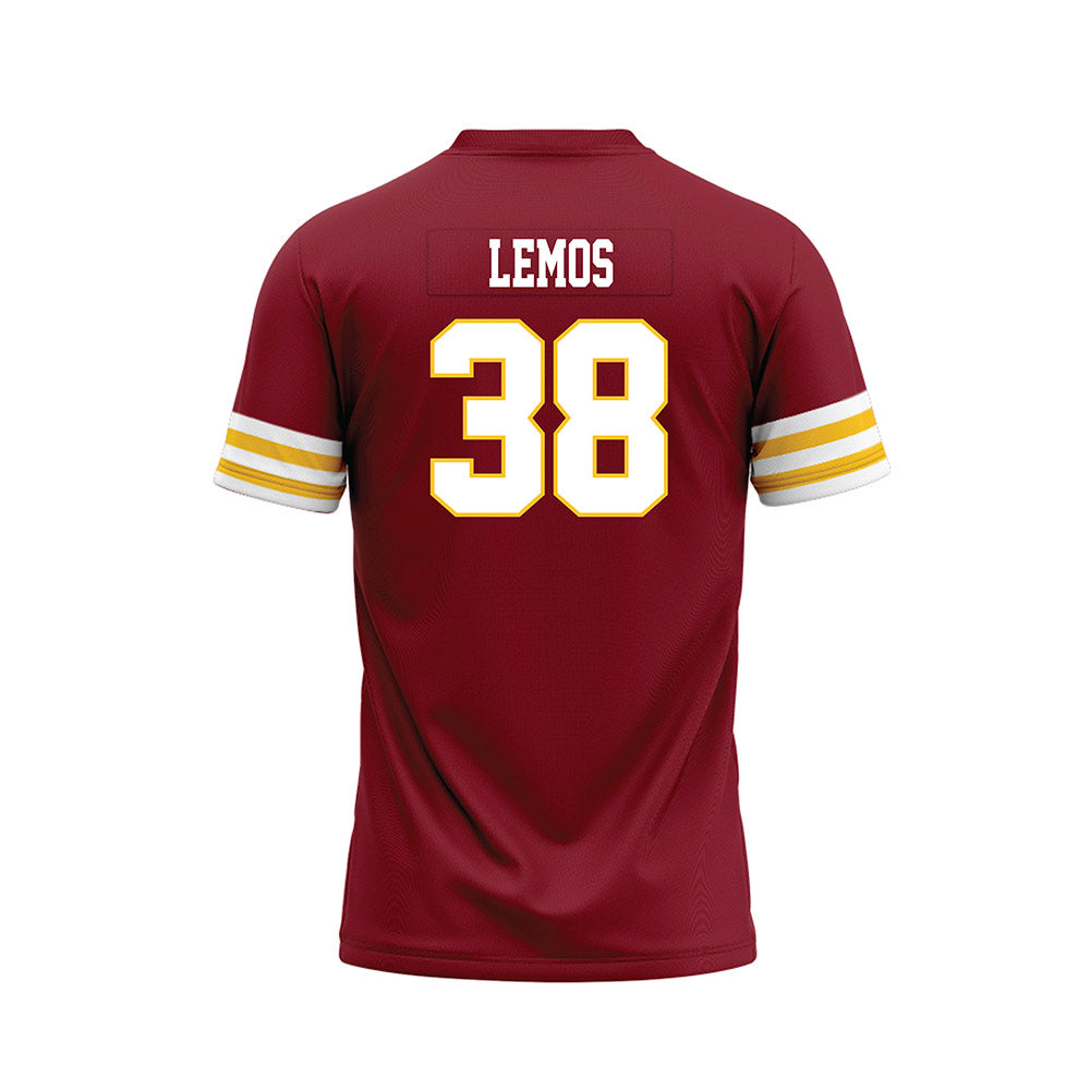 Iowa State - NCAA Football : Eddie Lemos - Cardinal Premium Football Jersey