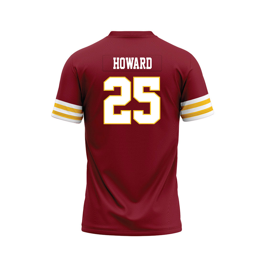 Iowa State - NCAA Football : Trevon Howard - Cardinal Premium Football Jersey