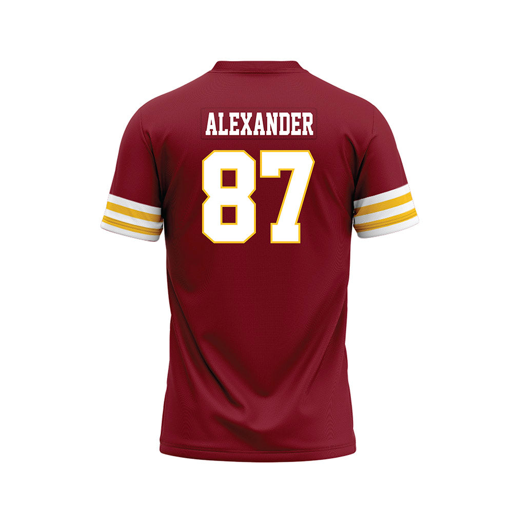 Iowa State - NCAA Football : Cooper Alexander - Cardinal Premium Football Jersey-1