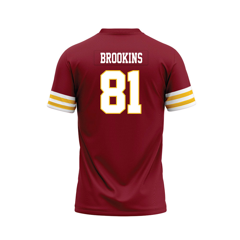 Iowa State - NCAA Football : Karon Brookins - Cardinal Premium Football Jersey-1
