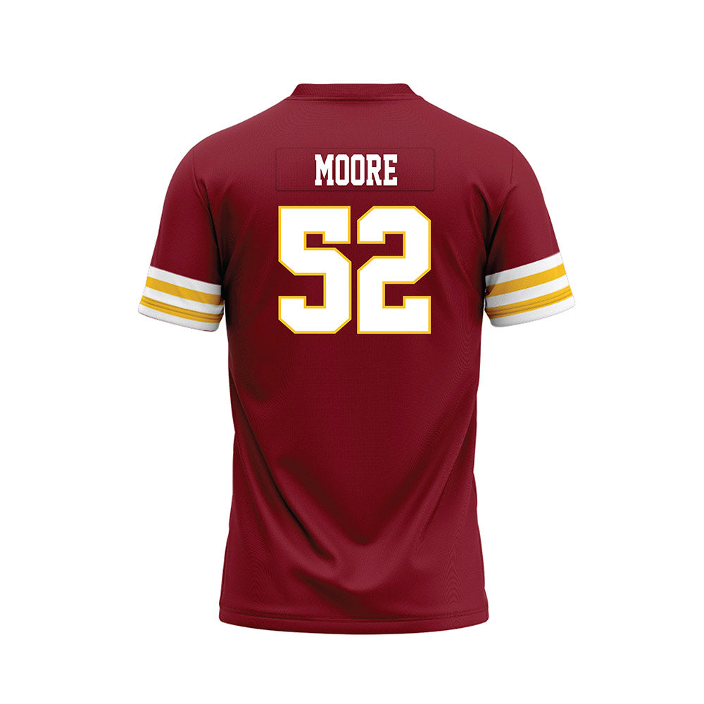 Iowa State - NCAA Football : Kamori Moore - Cardinal Premium Football Jersey-1