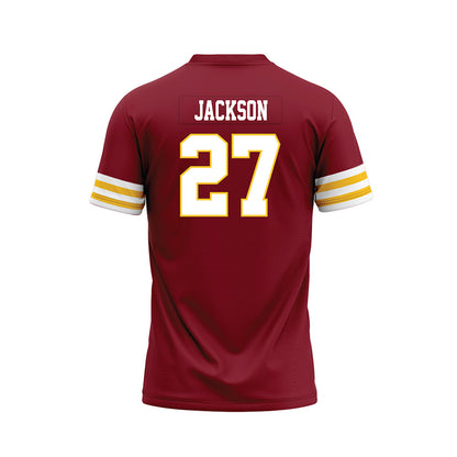 Iowa State - NCAA Football : Jayden Jackson - Cardinal Premium Football Jersey-1