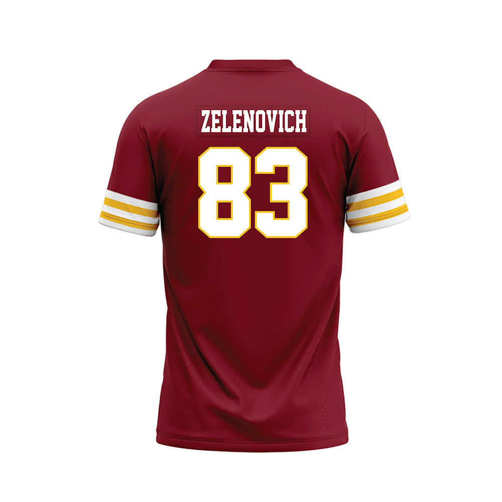 Iowa State - NCAA Football : Sam Zelenovich - Cardinal Premium Football Jersey-1
