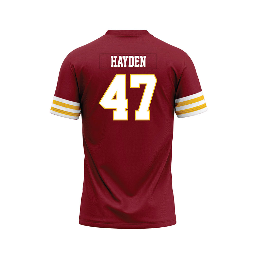 Iowa State - NCAA Football : CJ Hayden - Cardinal Premium Football Jersey