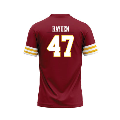 Iowa State - NCAA Football : CJ Hayden - Cardinal Premium Football Jersey