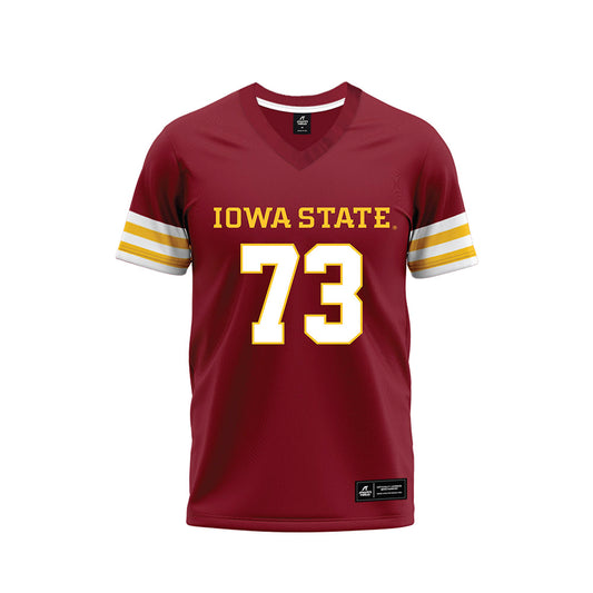 Iowa State - NCAA Football : Deylin Hasert - Cardinal Premium Football Jersey