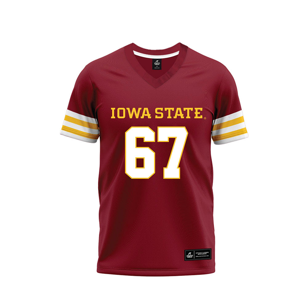 Iowa State - NCAA Football : Carson Rhodes - Cardinal Premium Football Jersey