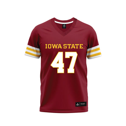 Iowa State - NCAA Football : CJ Hayden - Cardinal Premium Football Jersey