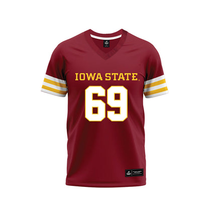 Iowa State - NCAA Football : Dontrell Holt - Cardinal Premium Football Jersey