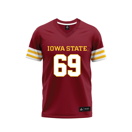 Iowa State - NCAA Football : Dontrell Holt - Cardinal Premium Football Jersey
