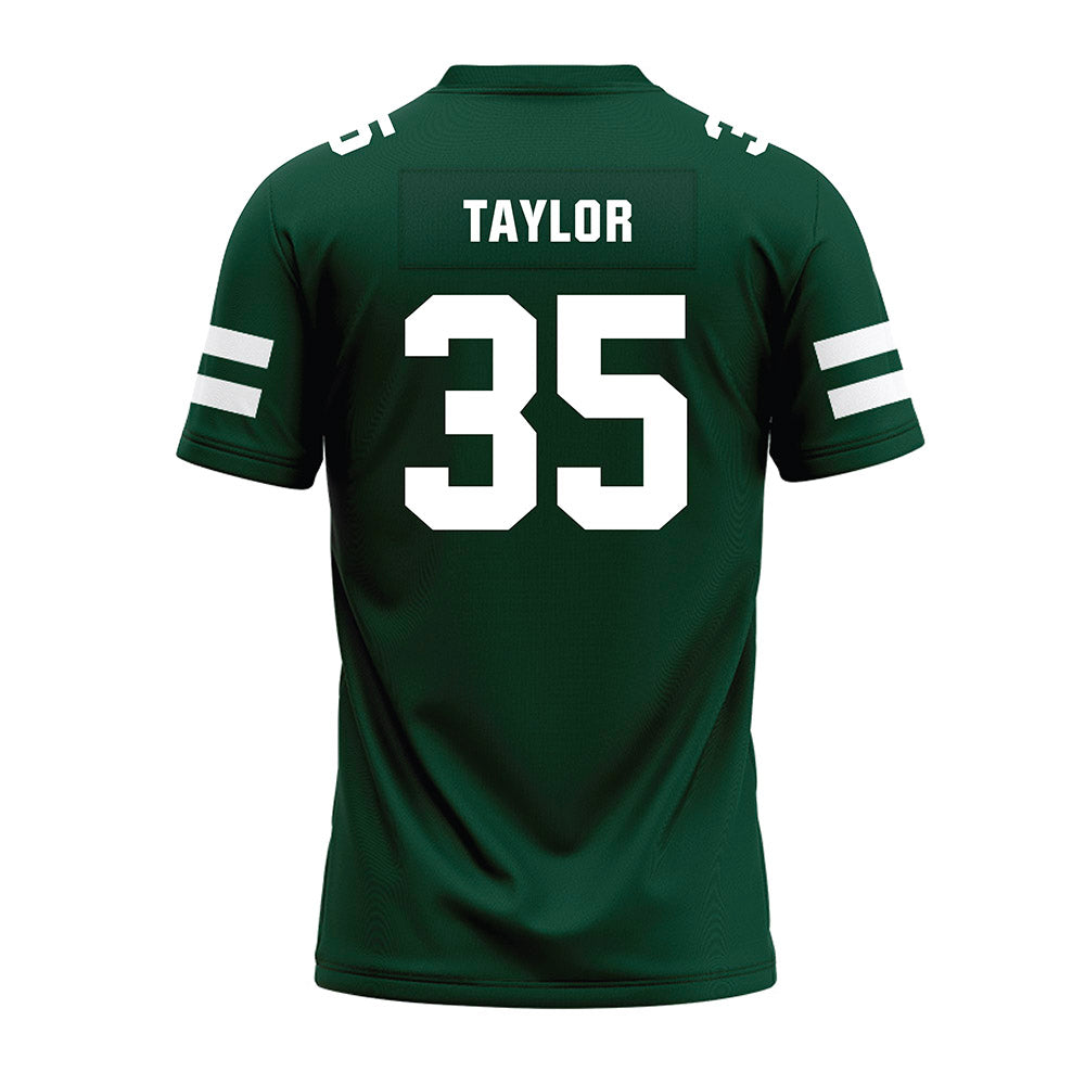 Ohio - NCAA Football : Shay Taylor - Green Premium Football Jersey