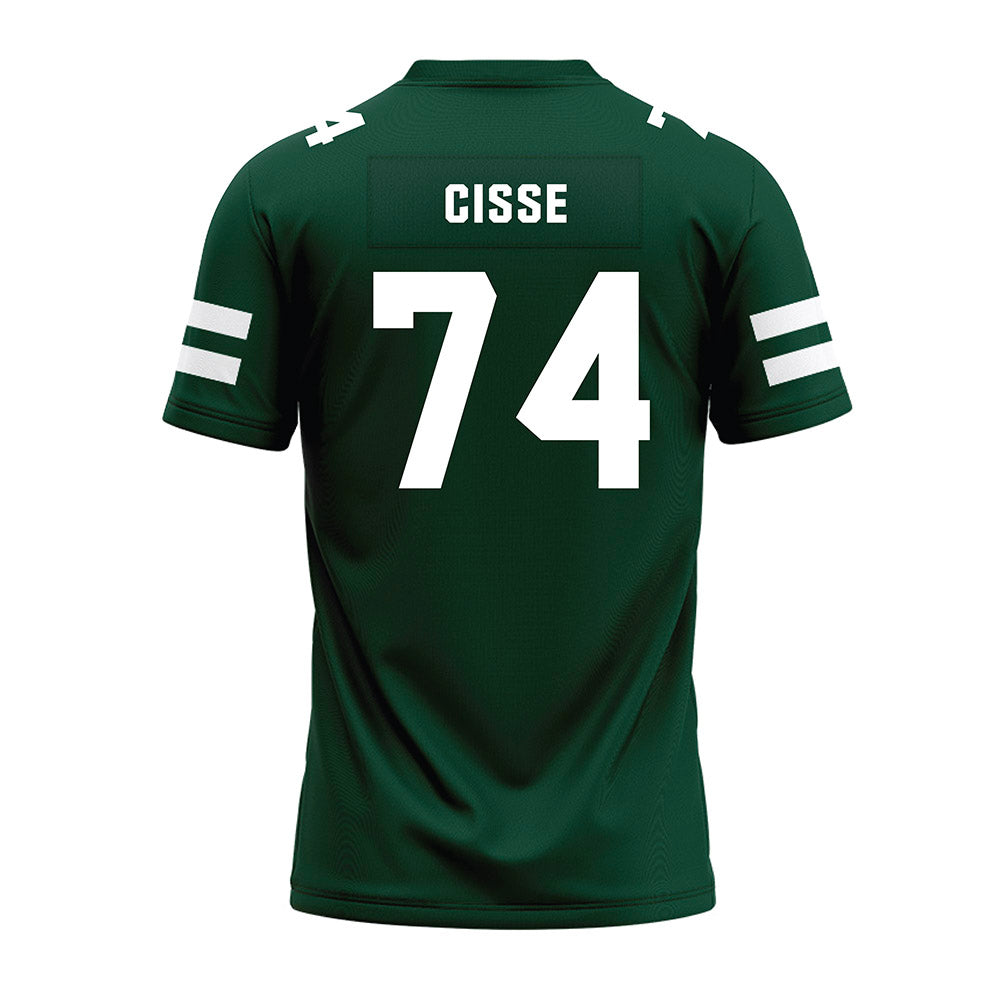 Ohio - NCAA Football : Tigana Cisse - Green Premium Football Jersey