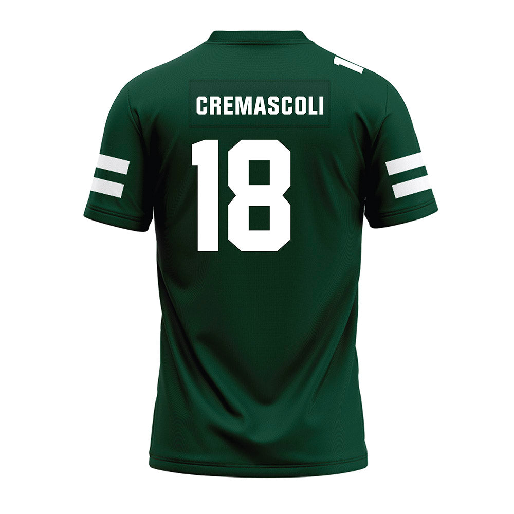 Ohio - NCAA Football : Miles Cremascoli - Green Premium Football Jersey