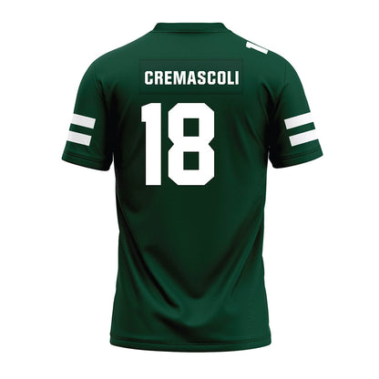 Ohio - NCAA Football : Miles Cremascoli - Green Premium Football Jersey