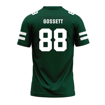 Ohio - NCAA Football : Caleb Gossett - Green Premium Football Jersey