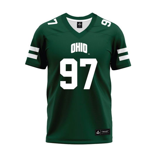 Ohio - NCAA Football : Austin Mitchell - Green Premium Football Jersey