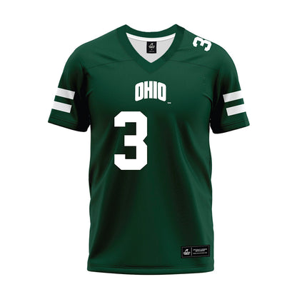 Ohio - NCAA Football : Max Rodarte - Green Premium Football Jersey