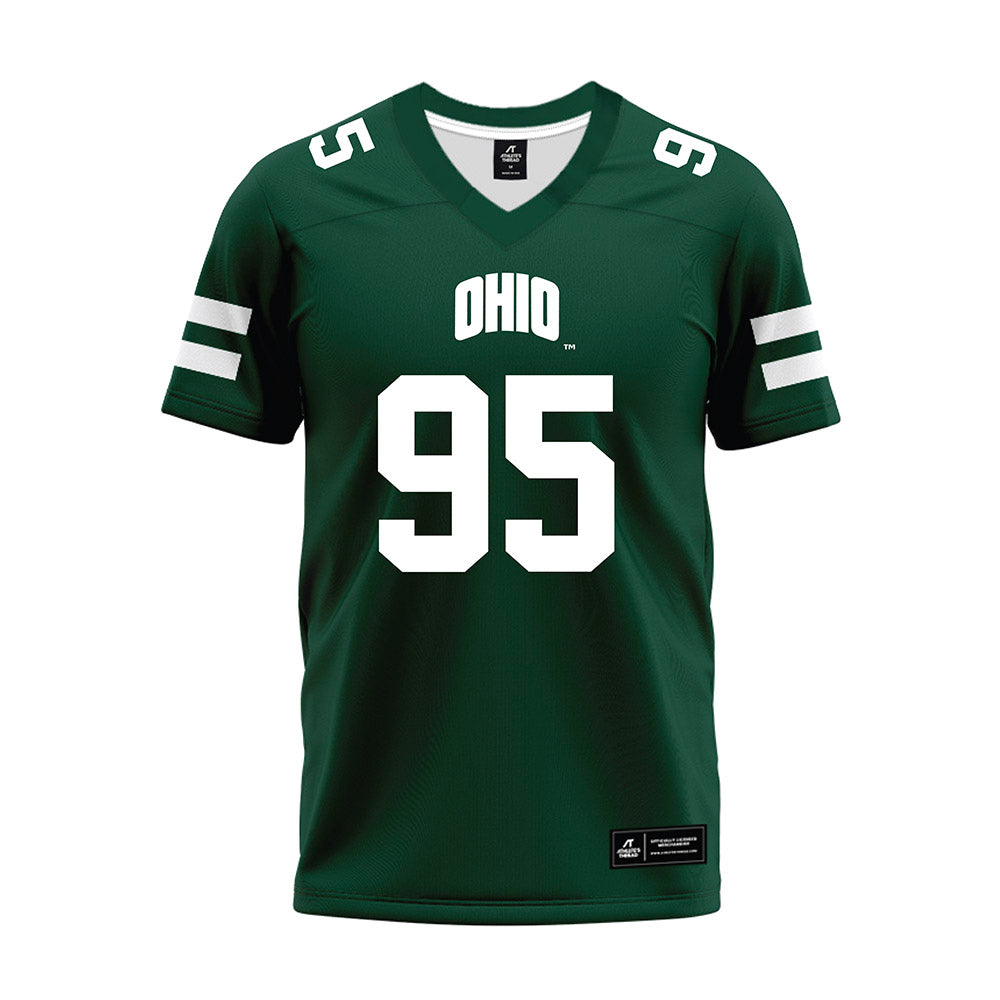 Ohio - NCAA Football : Walter Bob Jr. - Green Premium Football Jersey-0