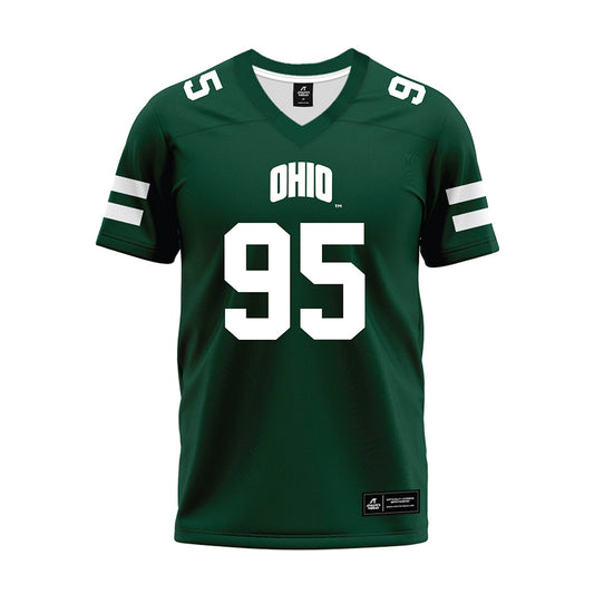 Ohio - NCAA Football : Walter Bob Jr. - Green Premium Football Jersey-0