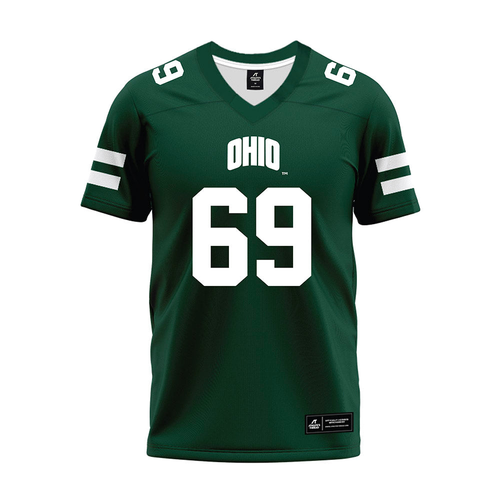 Ohio - NCAA Football : Parker Titsworth - Green Premium Football Jersey