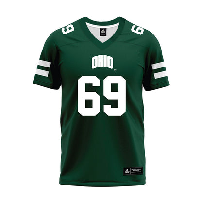 Ohio - NCAA Football : Parker Titsworth - Green Premium Football Jersey