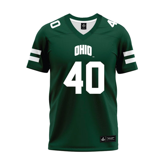 Ohio - NCAA Football : Beau Blankenship - Green Premium Football Jersey