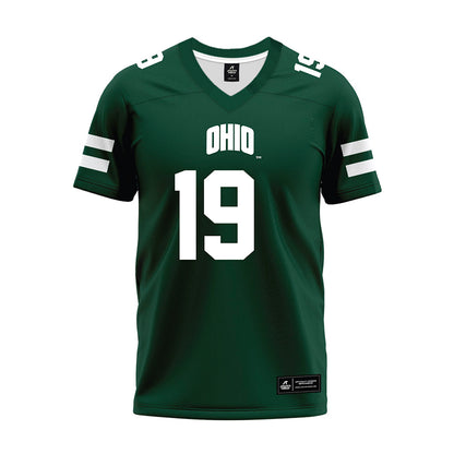 Ohio - NCAA Football : Kadin Schmitz - Green Premium Football Jersey