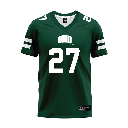 Ohio - NCAA Football : Jack Fries - Green Premium Football Jersey