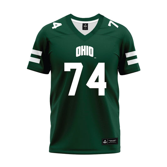 Ohio - NCAA Football : Tigana Cisse - Green Premium Football Jersey