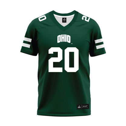 Ohio - NCAA Football : Kendall Bannister - Green Premium Football Jersey