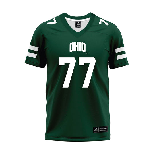 Ohio - NCAA Football : Jacob Dennison - Green Premium Football Jersey