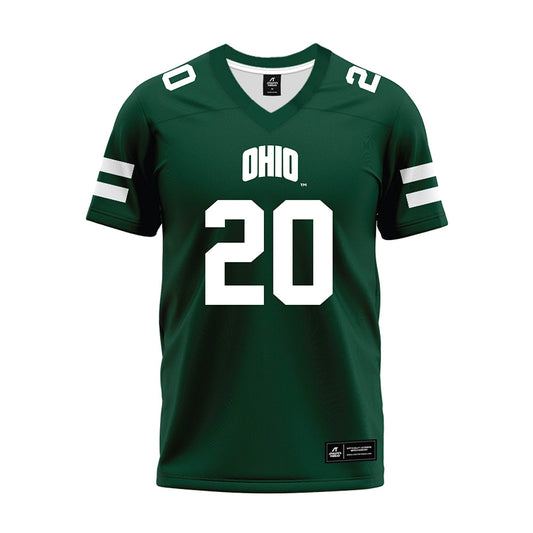 Ohio - NCAA Football : Jack Borer - Green Premium Football Jersey