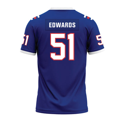 LA Tech - NCAA Football : Amery Edwards - Premium Football Jersey-1
