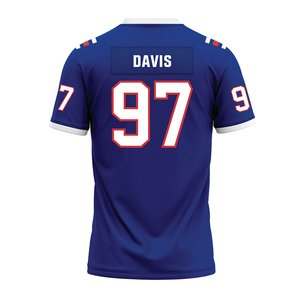 LA Tech - NCAA Football : Christian Davis - Premium Football Jersey-1