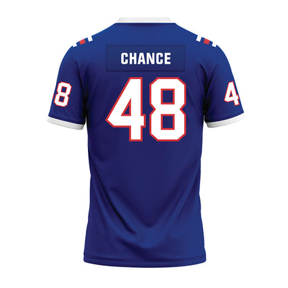 LA Tech - NCAA Football : John Hoyet Chance - Premium Football Jersey-1