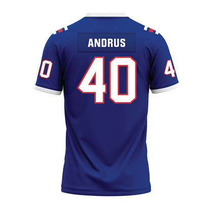 LA Tech - NCAA Football : Kaleb Andrus - Premium Football Jersey-1