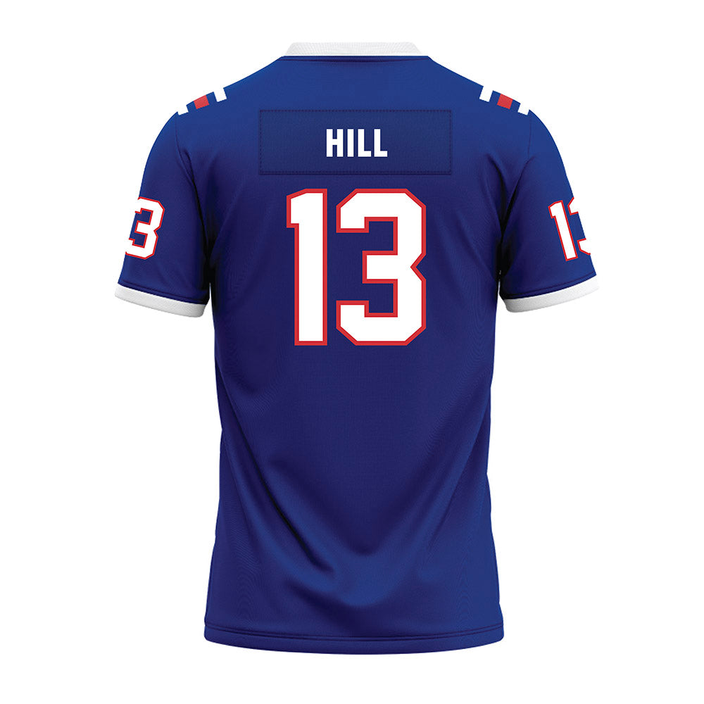 LA Tech - NCAA Football : Cameron Hill - Premium Football Jersey-1