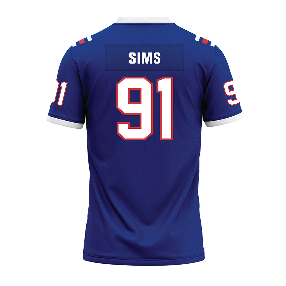 LA Tech - NCAA Football : Caleb Sims - Premium Football Jersey-1