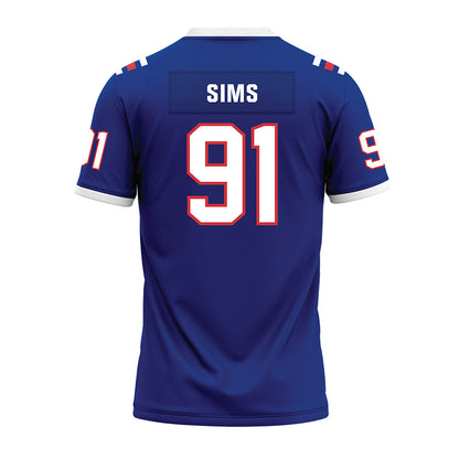 LA Tech - NCAA Football : Caleb Sims - Premium Football Jersey-1