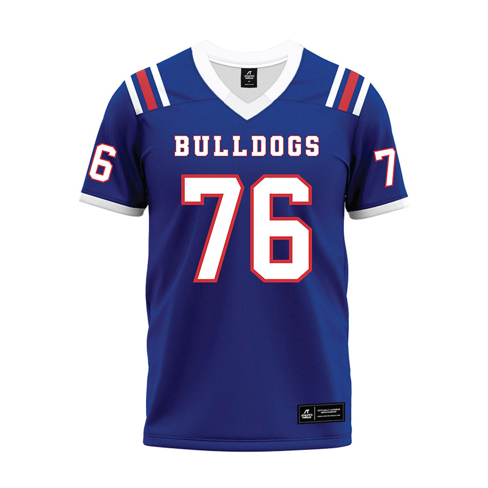 LA Tech - NCAA Football : Cyler Corn - Premium Football Jersey-0