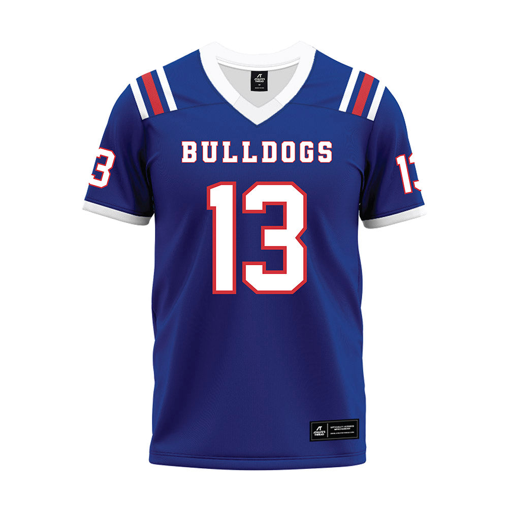 LA Tech - NCAA Football : Cameron Hill - Premium Football Jersey-0