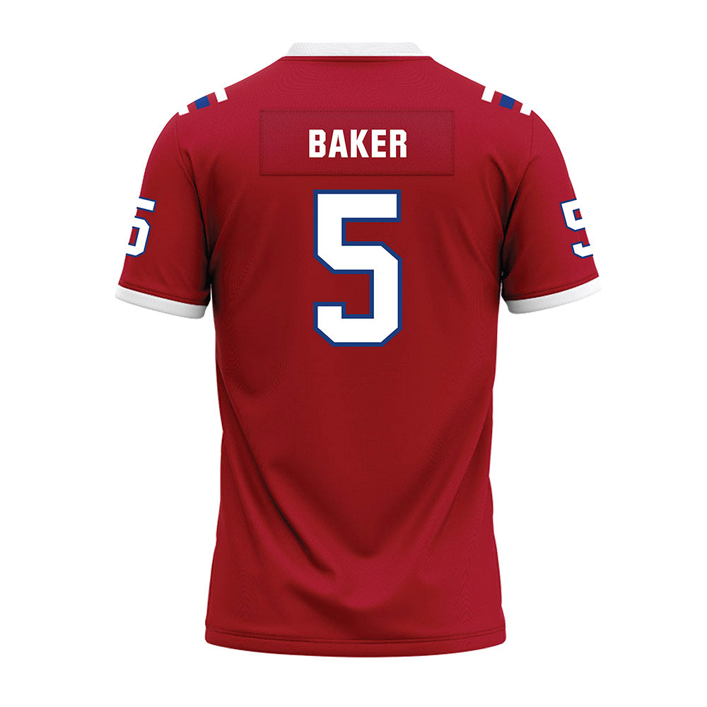 LA Tech - NCAA Football : Blake Baker - Red Premium Football Jersey