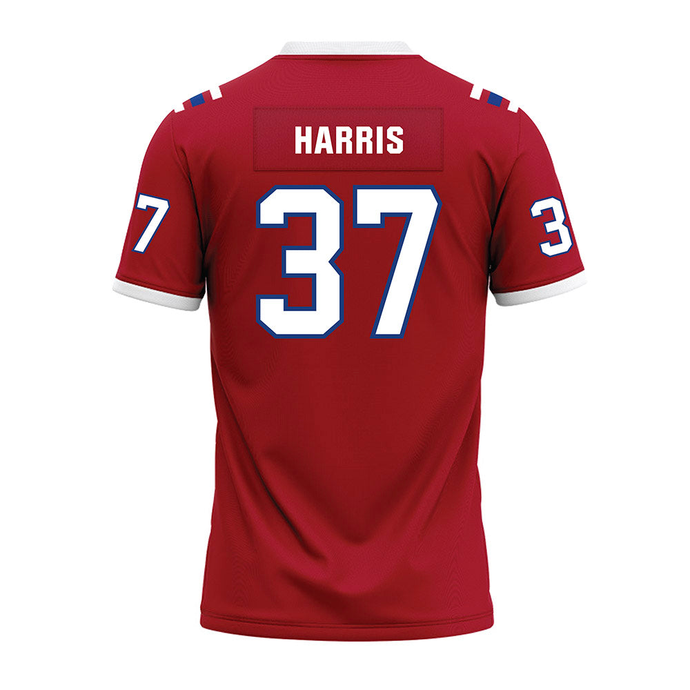 LA Tech - NCAA Football : CJ Harris - Red Premium Football Jersey