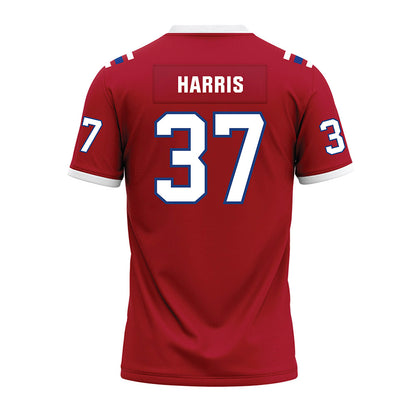 LA Tech - NCAA Football : CJ Harris - Red Premium Football Jersey