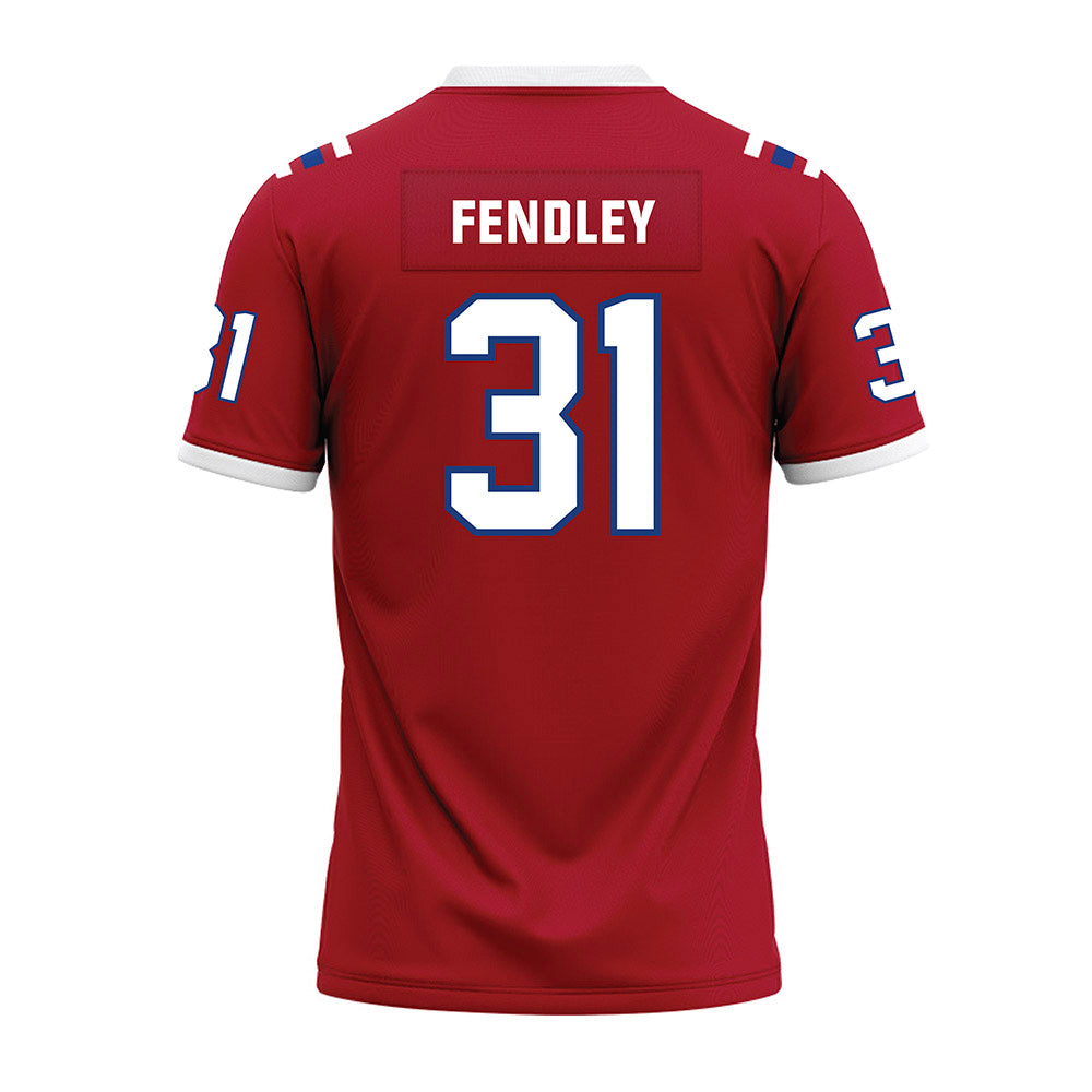 LA Tech - NCAA Football : Will Fendley - Red Premium Football Jersey-1