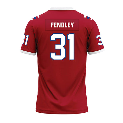 LA Tech - NCAA Football : Will Fendley - Red Premium Football Jersey-1