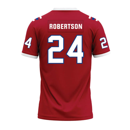 LA Tech - NCAA Football : Fredrick Robertson - Red Premium Football Jersey