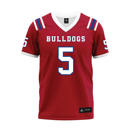LA Tech - NCAA Football : Blake Baker - Red Premium Football Jersey