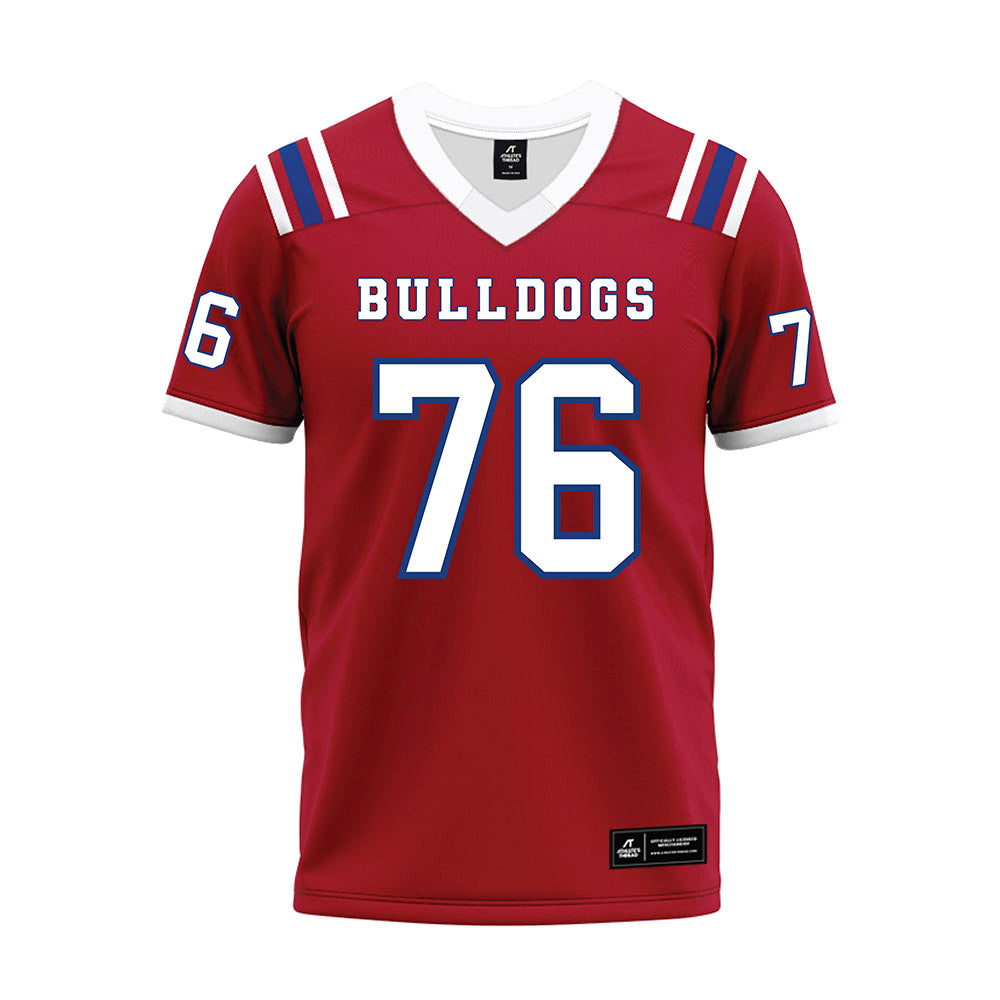 LA Tech - NCAA Football : Cyler Corn - Red Premium Football Jersey-0